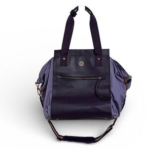 Lululemon Carry Me Om Tote Bag Purple Winter Orchid Deep Zinfandel Dance READ
